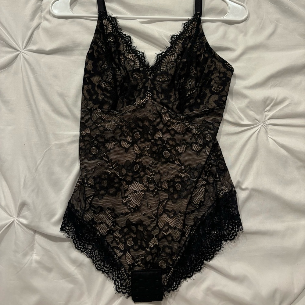 TikTok Shop Shaper black lace bodysuit